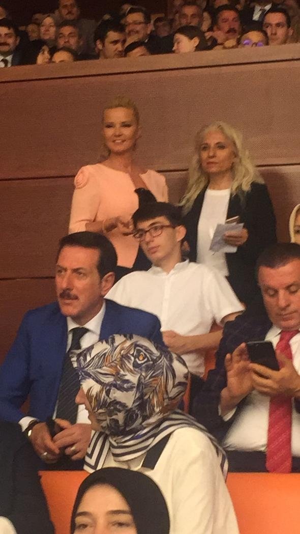 Beştepe’deki törene katılan ünlüler