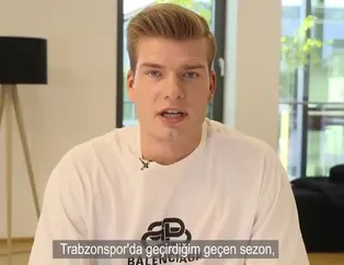 Alexander Sörloth böyle veda etti