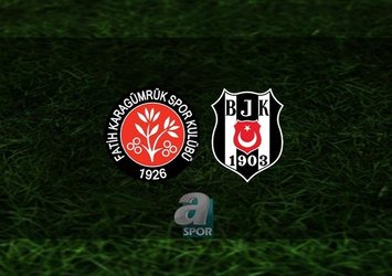 Karagümrük-Beşiktaş maçına dair tüm bilgiler!