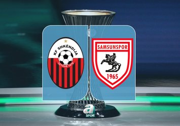 Shkendija-Samsunspor maçı detayları