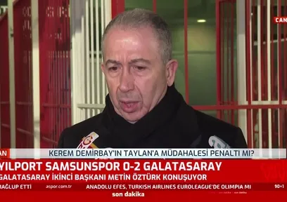 Metin Öztürk: G.Saray'ın hakkını yedirmeyiz!