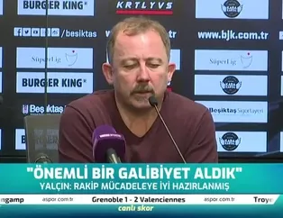 Sergen Yalçın: Kazanmaktan başka bir şey düşünmüyoruz