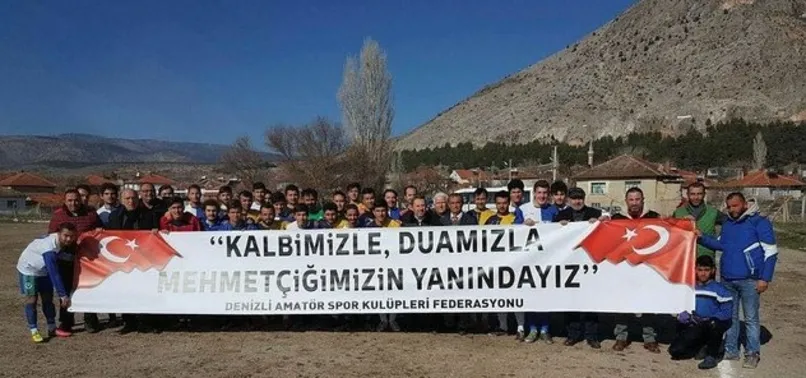 2700 amatör maçta Mehmetçik'e destek