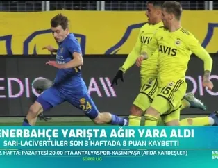 Fenerbahçe yarışta ağır yara aldı