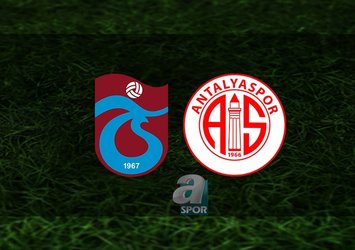 Trabzonspor - Antalyaspor maçı saat kaçta?