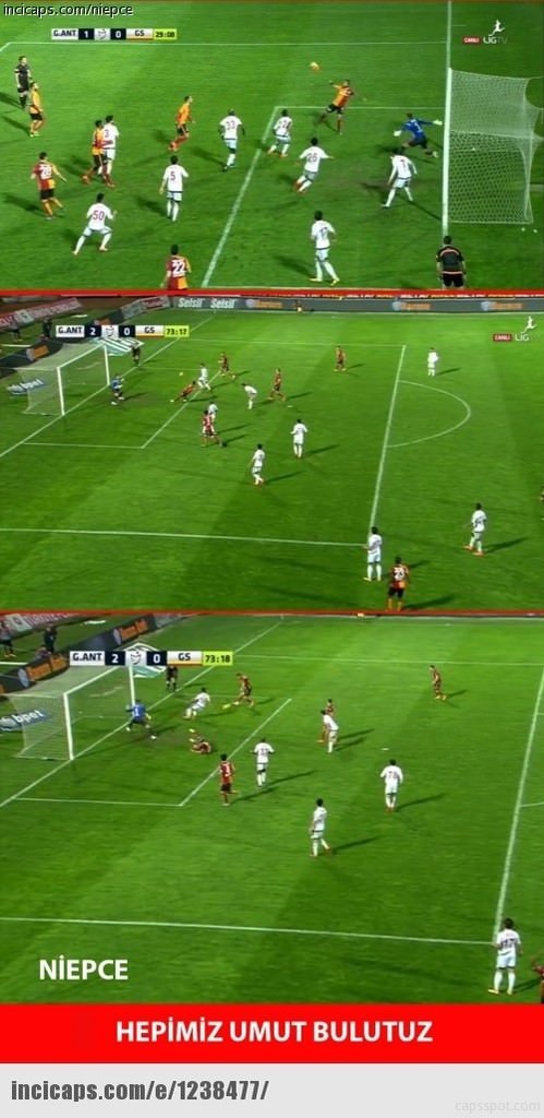 Galatasaray yenildi Caps’ler patladı