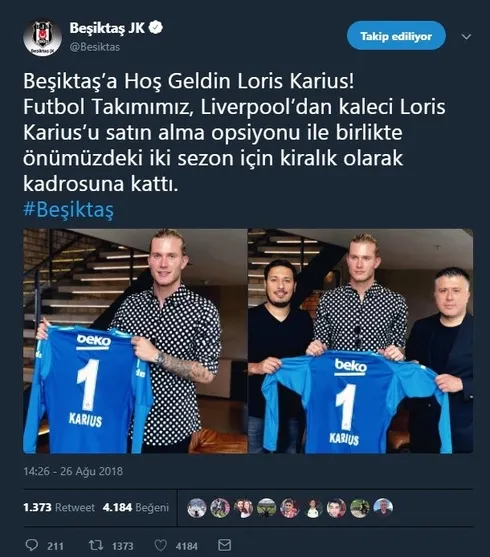 Beşiktaş, Loris Karius transferini açıkladı! - 3