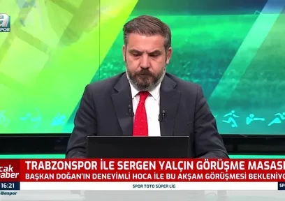 Trabzonspor Sergen Yalçın'la görüşme masasında!