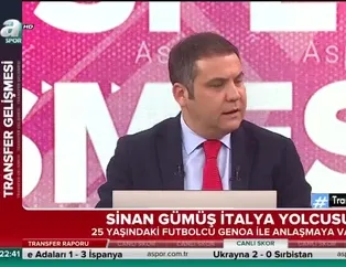 Sinan Gümüş İtalya yolcusu