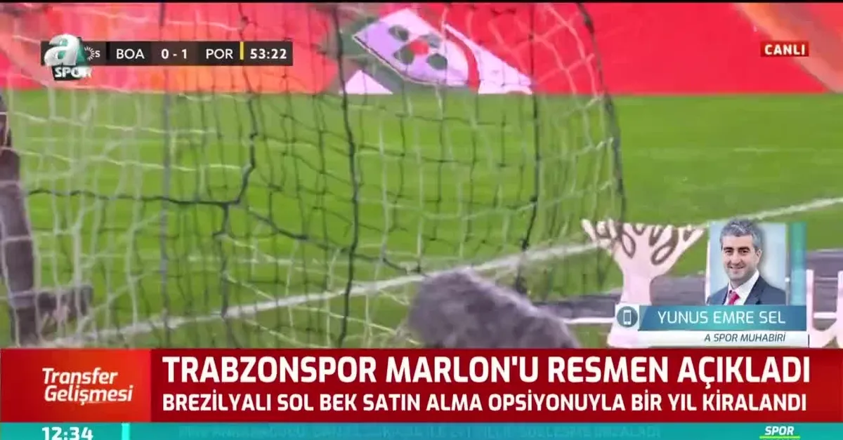 Trabzonspor Marlon'u resmen açıkladı