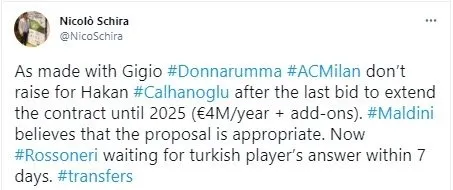 Milan'ın Hakan Çalhanoğlu ısrarı! İşte son teklif - 1