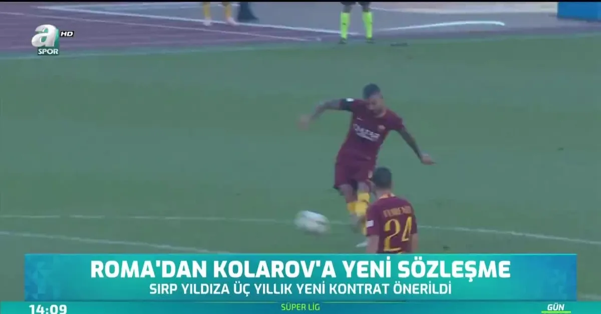 Roma'dan Kolarov'a yeni sözleşme