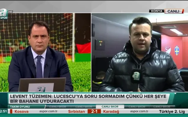 Lucescu'nun basın toplantısında şok!