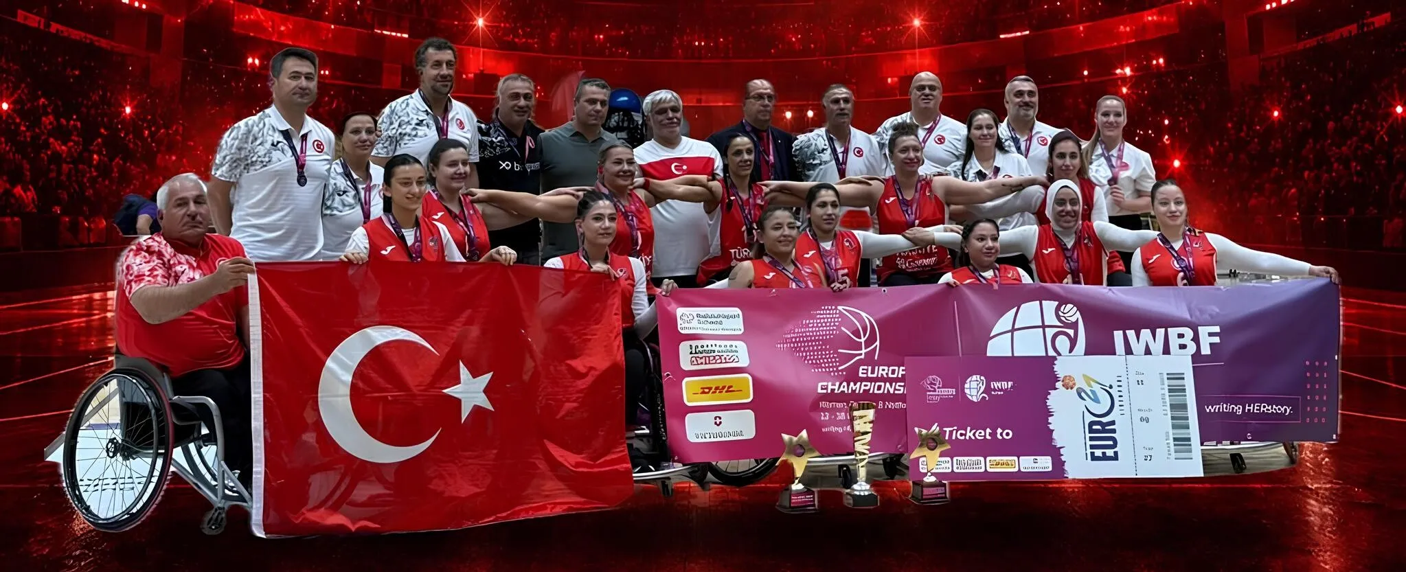 Tekerlekli Sandalye Basketbol Kadın Milli Takımımız Avrupa Şampiyonu oldu!