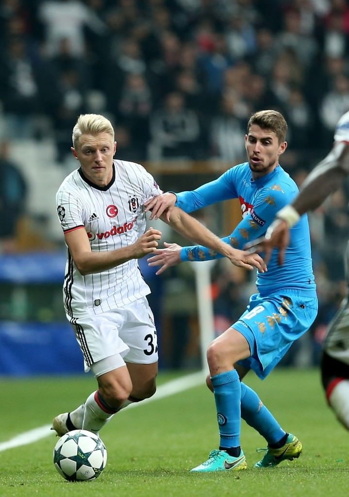 Beşiktaş-Napoli karşılaşmasından kareler