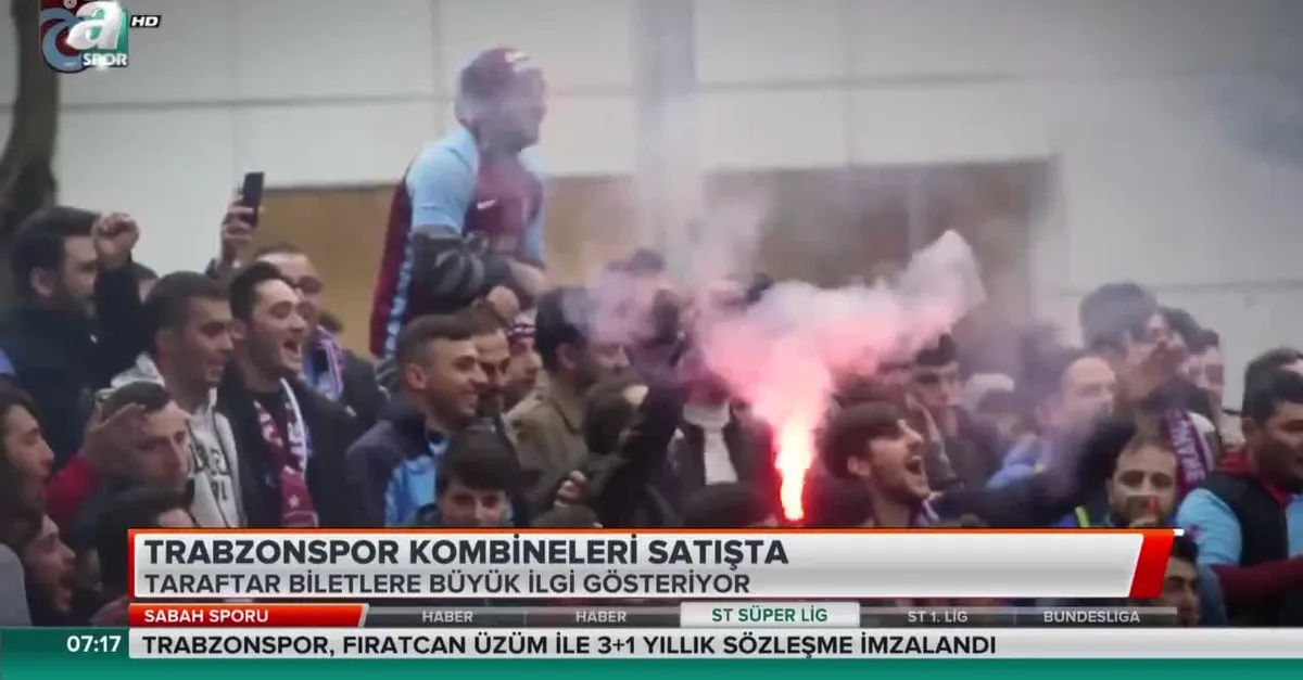 Trabzonspor kombineleri satışta