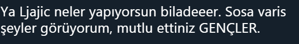 Sosyal medyanın Adem Ljajic tepkileri!