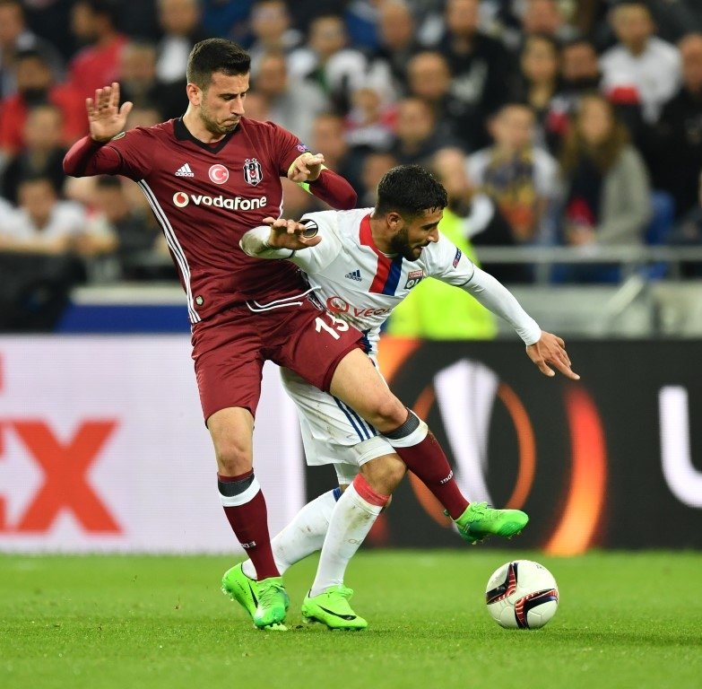 Olympique Lyon - Beşiktaş maçından kareler