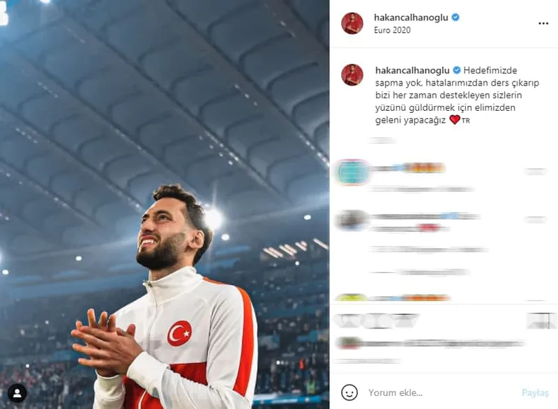 EURO 2020'de Türkiye-Galler maçı öncesi Hakan Çalhanoğlu güven tazeledi! "Hedefimizde sapma yok" - 1