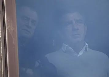 Fatih Terim maçı locadan takip etti