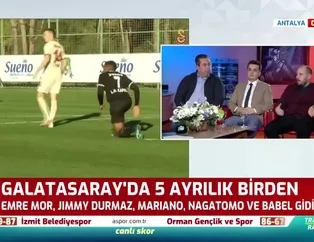 Galatasaray'da Babel'den sonra 4 ayrılık birden!