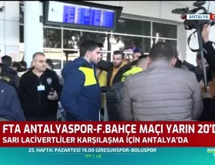 Fenerbahçe kafilesi Antalya'da