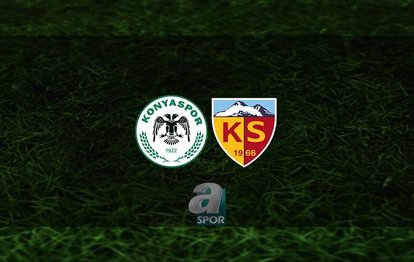 Konyaspor - Kayserispor maçı | CANLI