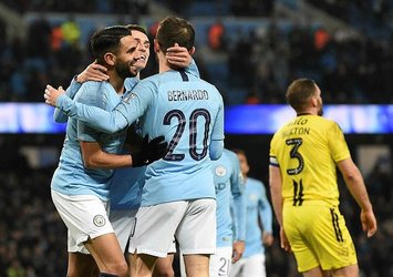 Manchester City’den gol yağmuru