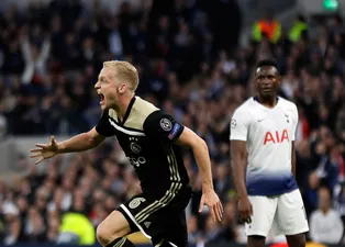 Tottenham - Ajax maçından kareler