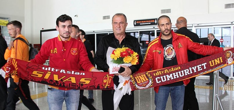 Galatasaray kafilesi Sivas'ta