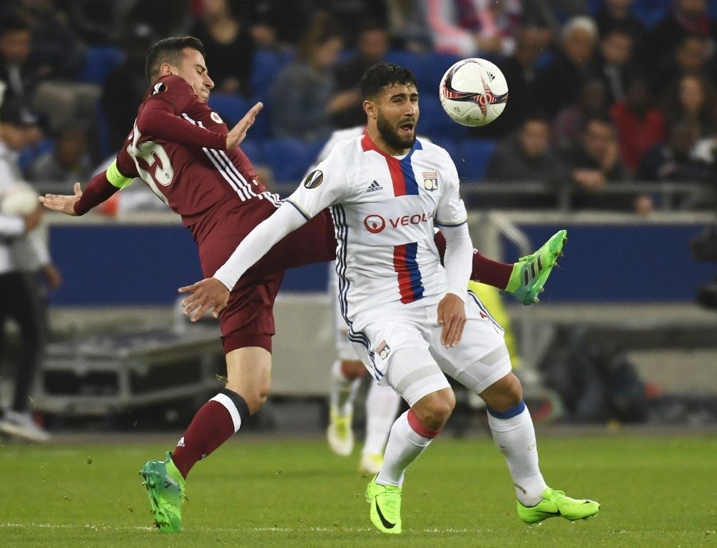 Olympique Lyon - Beşiktaş maçından kareler