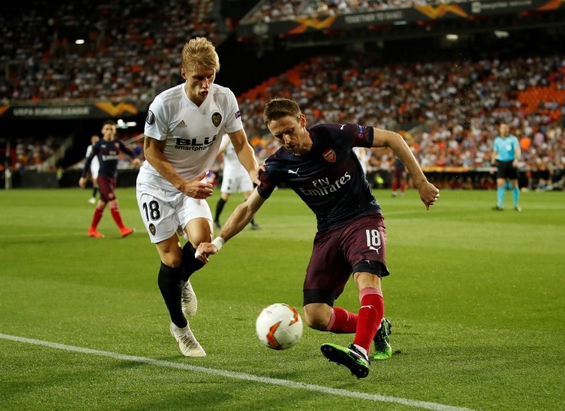 Valencia - Arsenal maçında şok kavga! İşte o anlar...