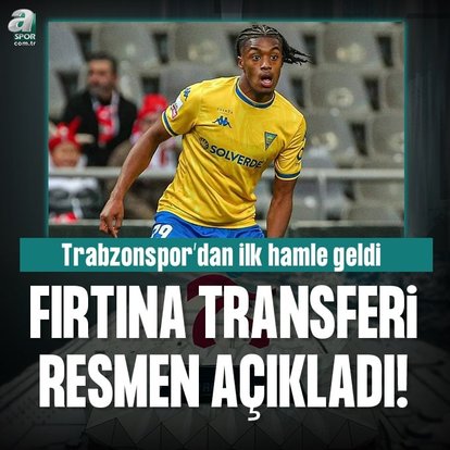 Trabzonspor transferi resmen açıkladı