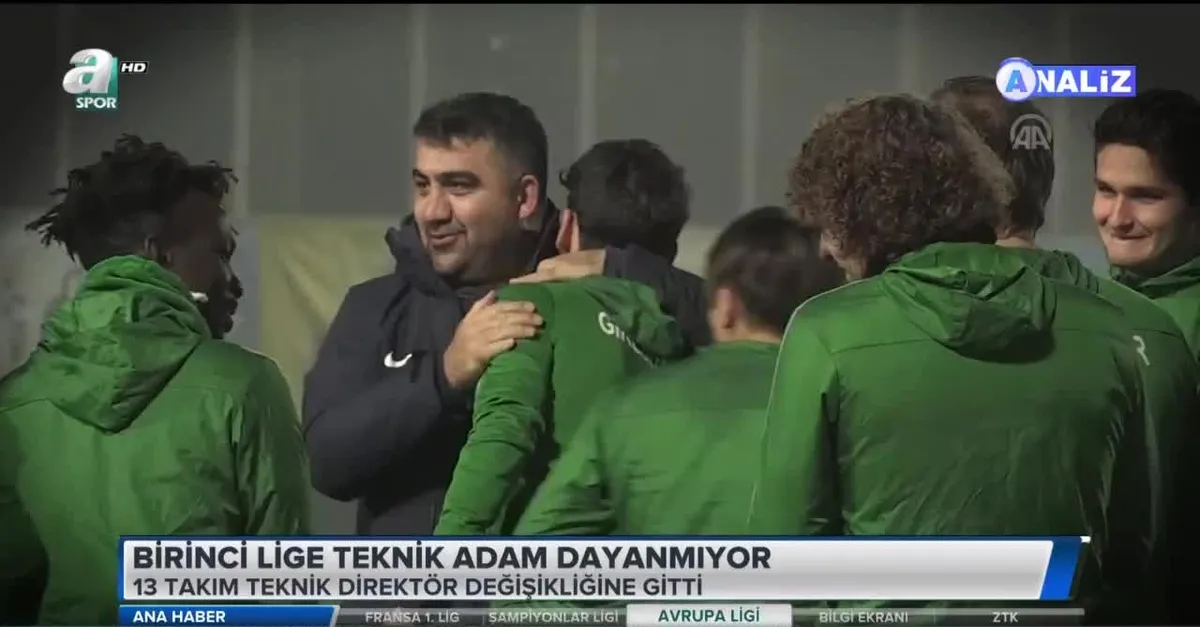 Birinci lige teknik adam dayanmıyor
