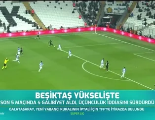 Beşiktaş yükselişte