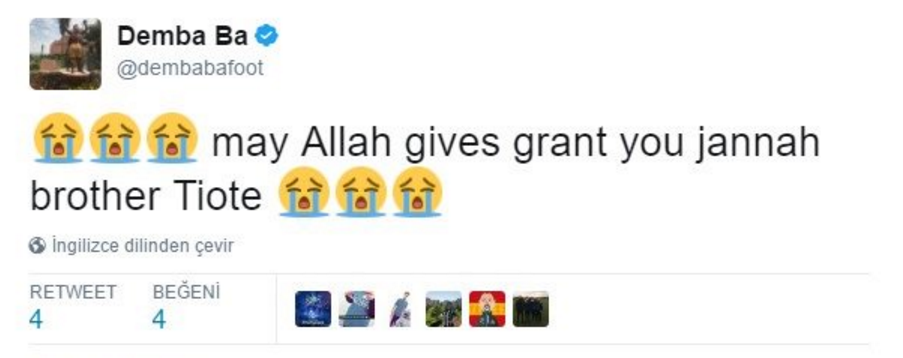 Dünyaca ünlü futbolcu Cheick Tiote  hayatını kaybetti