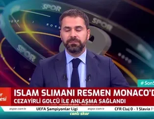 Monaco Islam Slimani'yi resmen açıkladı