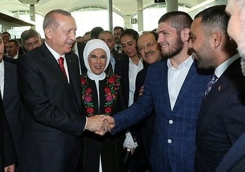 Başkan Erdoğan'dan Khabib'e çağrı!