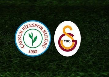 Ç. Rizespor - Galatasaray | CANLI