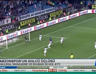 Trabzonspor'un golcü üçlüsü