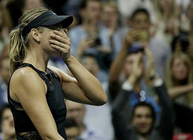 Sharapova’nın gözyaşları