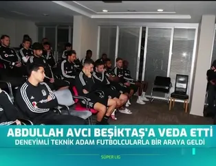 Abdullah Avcı Beşiktaş'a veda etti