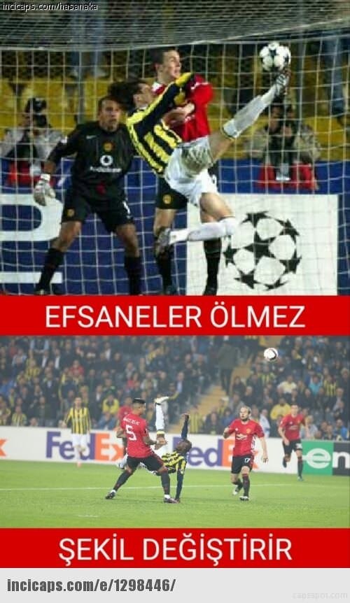 Fenerbahçe - ManU capsleri