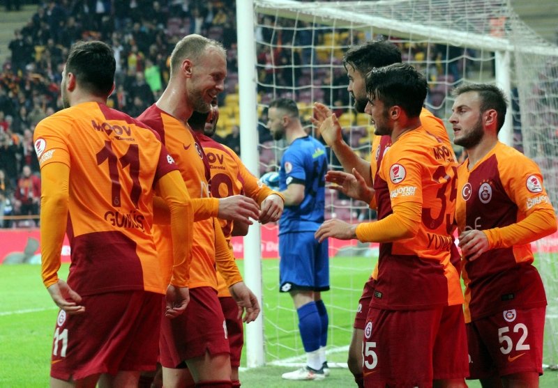 Galatasaray - Boluspor maçından kareler