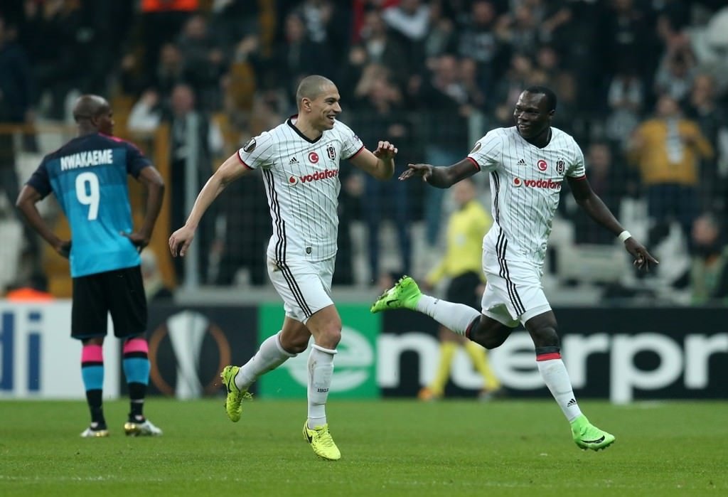 Beşiktaş - Hapoel Beer Sheva maçından kareler