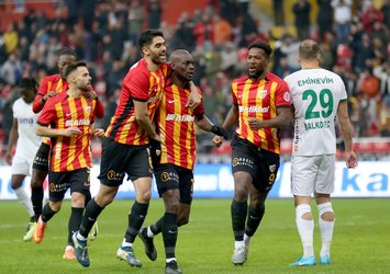 Kayserispor sahasında kazandı!