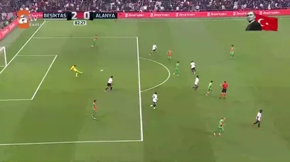 GOL | Beşiktaş 2-0 Corendon Alanyaspor 17’