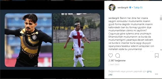 Serdar Gürler'den forma açıklaması: "Müslümanlık..." - 1