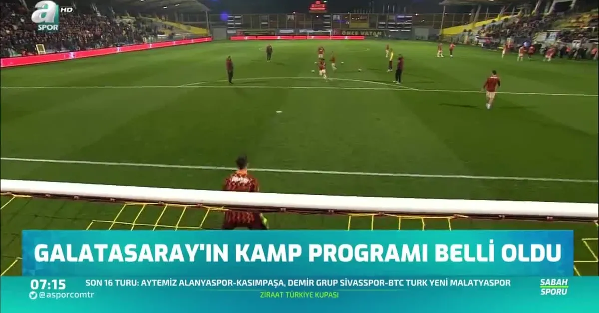 Galatasaray'ın kamp programı belli oldu
