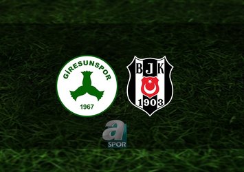 Giresunspor - Beşiktaş | CANLI